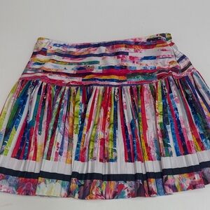 Lucky in Love Multicolor Pleated Mini Skirt